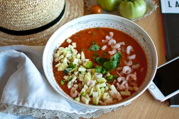 gaspačio receptas pomidorų sriuba greitai
