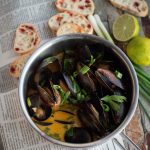 mussels tom yam recipe midijos su kokosų pienu receptas troškintos