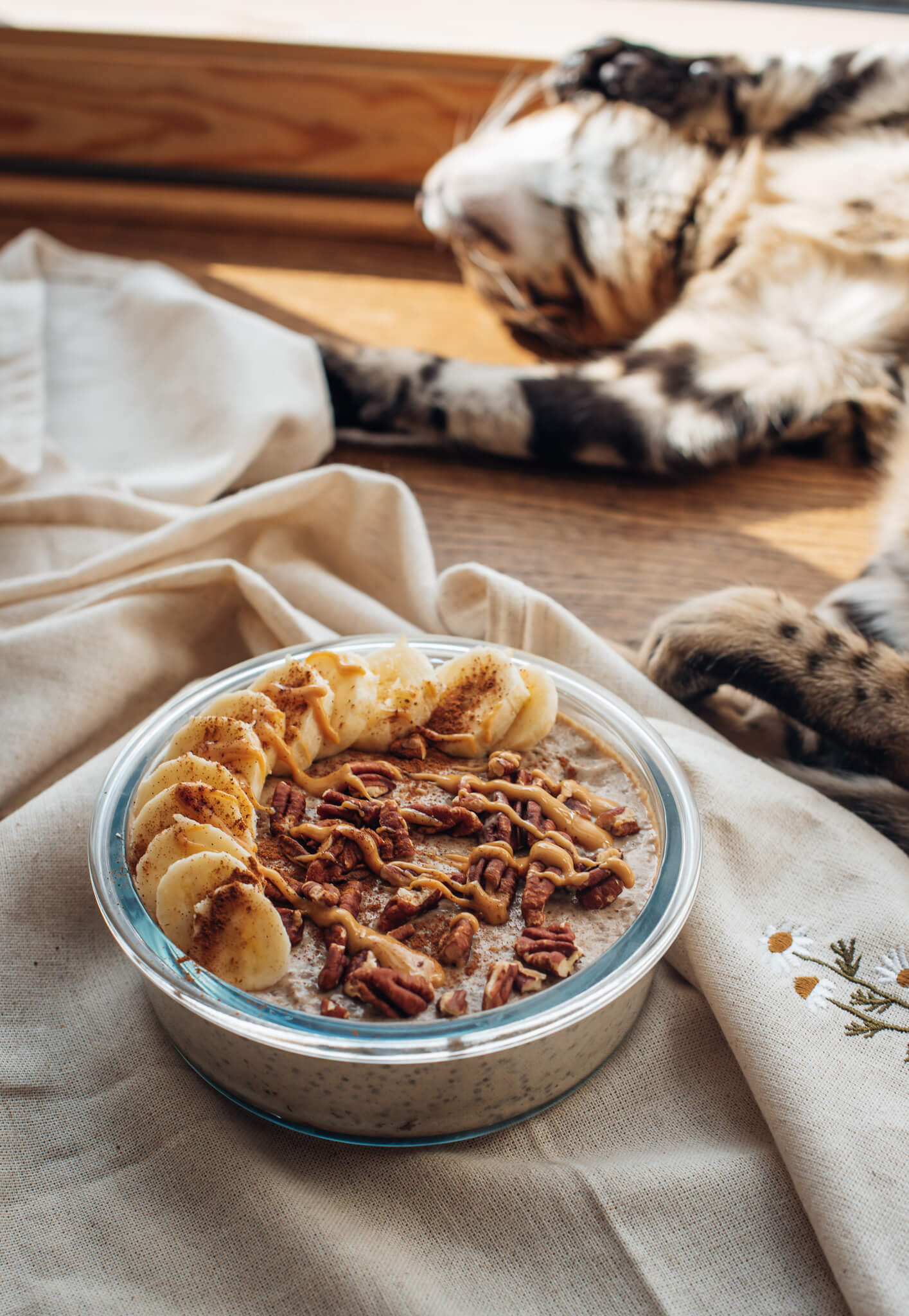 Banana bread bananų duonos skonio chia pudingas Natalija Kurganove